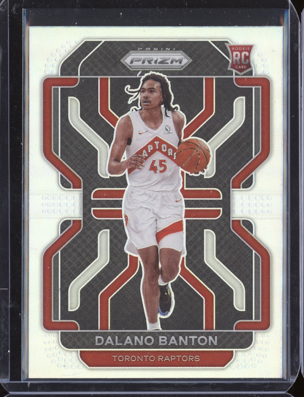 Delano Banton 2021-22 Panini Prizm Silver Prizm RC