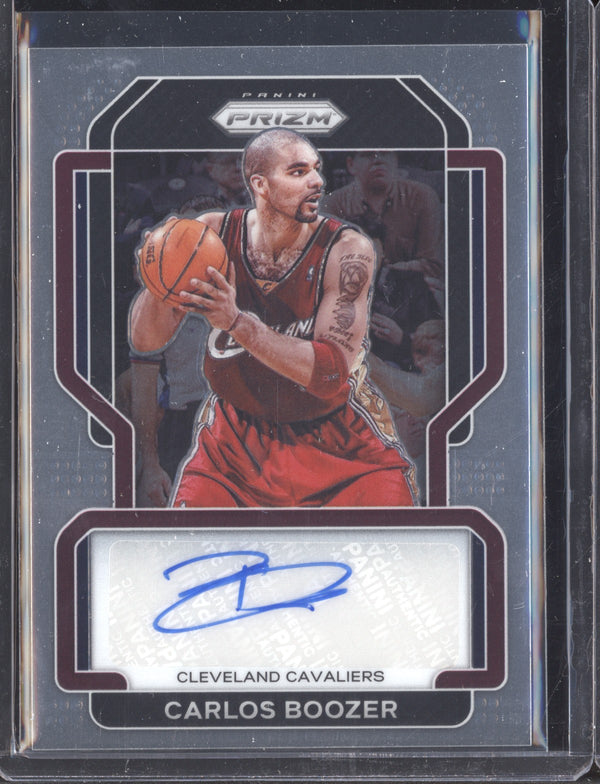 Carlos Boozer 2021-22 Panini Prizm Signatures