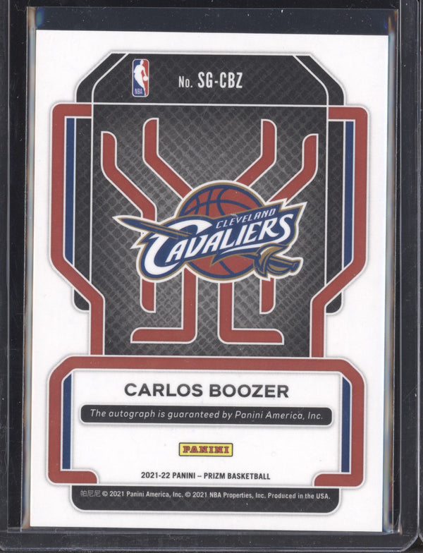 Carlos Boozer 2021-22 Panini Prizm Signatures