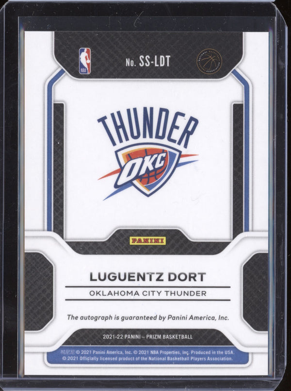 Luguentz Dort 2021-22 Panini Prizm Sensational Signatures