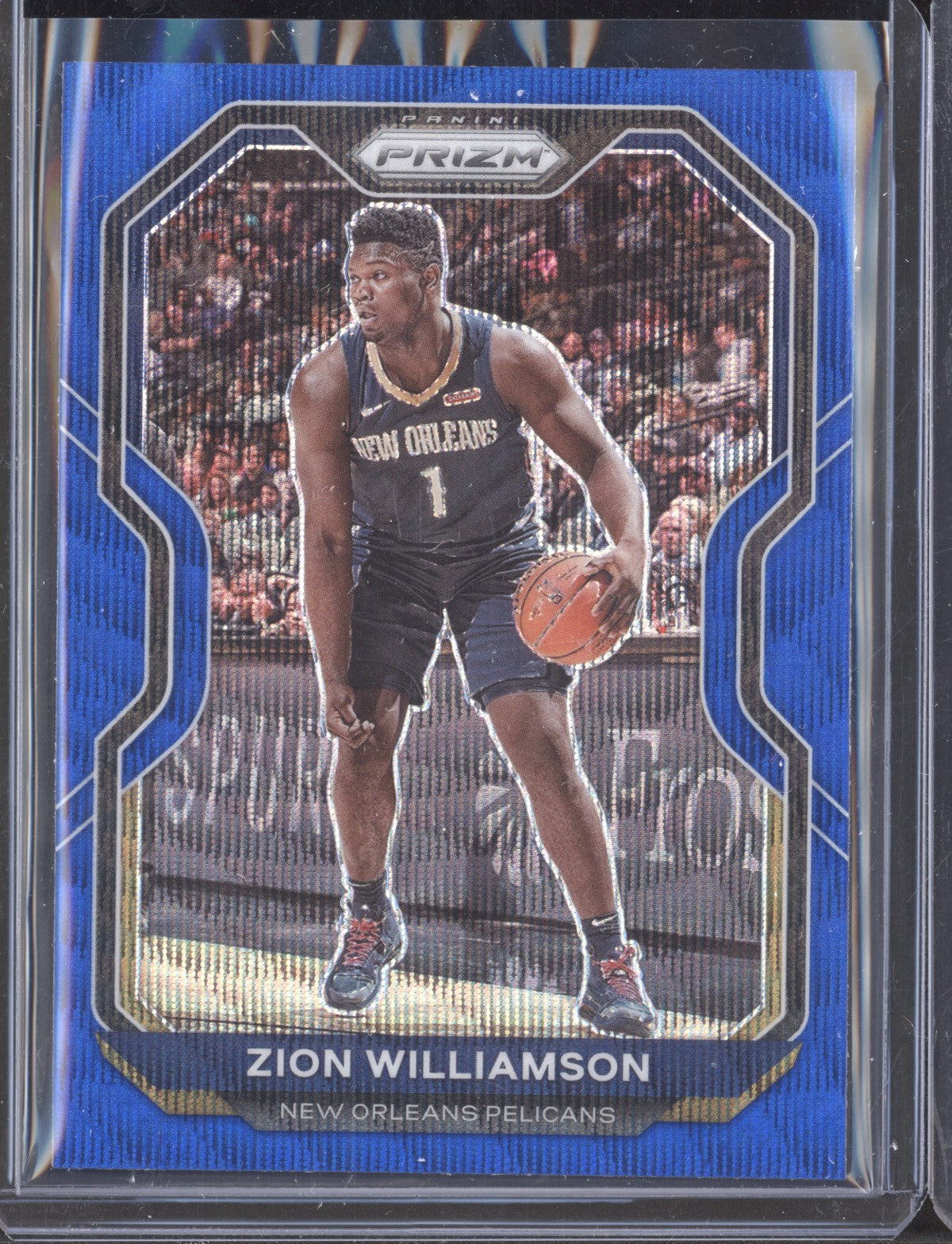 Zion Williamson 2020-21 Panini Prizm Blue Wave