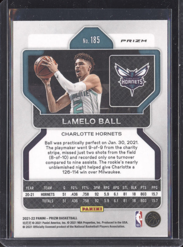 Lamelo Ball 2021-22 Panini Prizm Silver Prizm