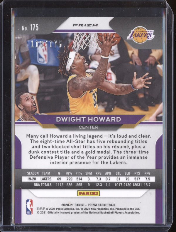 Dwight Howard 2020-21 Panini Prizm Purple Ice 118/175