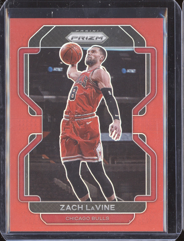 Zach Lavine 2021-22 Panini Prizm Red Prizm 107/299