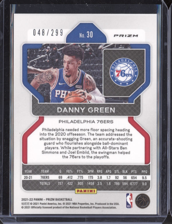 Danny Green 2021-22 Panini Prizm Red Prizm 48/299