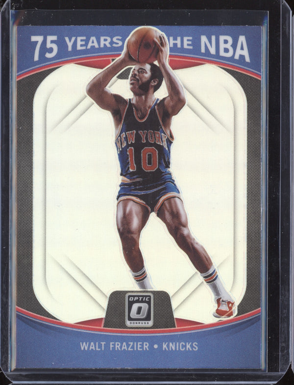 Walt Frazier 2021-22 Panini Prizm 75 Years Of NBA Optic