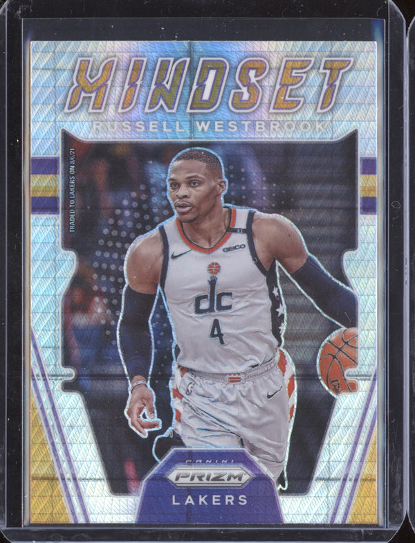 Russell Westbrook 2021-22 Panini Prizm Mindset Hyper