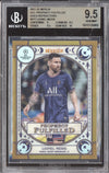 Lionel Messi 2021-22 Topps Merlin UCL PF-7 Prophecy Fulfilled Gold 11/50 BGS 9.5