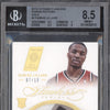 Damian Lillard 2012-13 Panini Flawless 4 Rookie Patches Gold RC 7/10 BGS 8.5