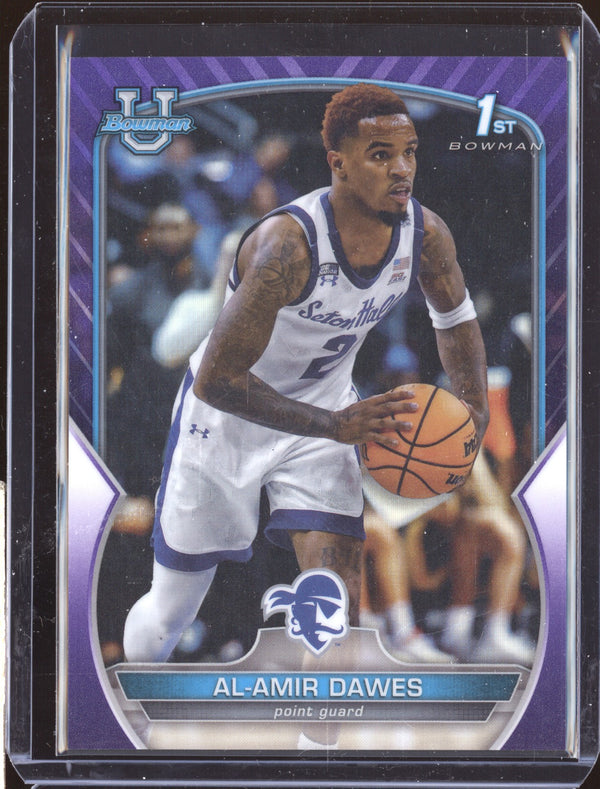 Al-Amir Dawes 2022-23 Bowman University Chrome 63 Purple Refractor RC 225/399