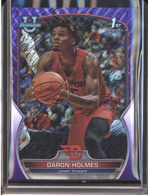 Daron Holmes 2022-23 Bowman University Chrome 83 Shimmer RC