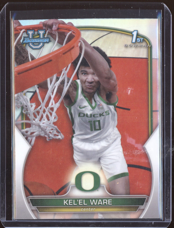 Kel'El Ware 2022-23 Bowman University Chrome 68 Refractor RC