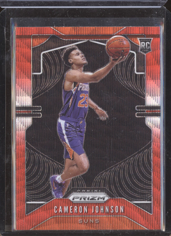 Cameron Johnson 2019-20 Panini Prizm 257 Ruby Wave RC