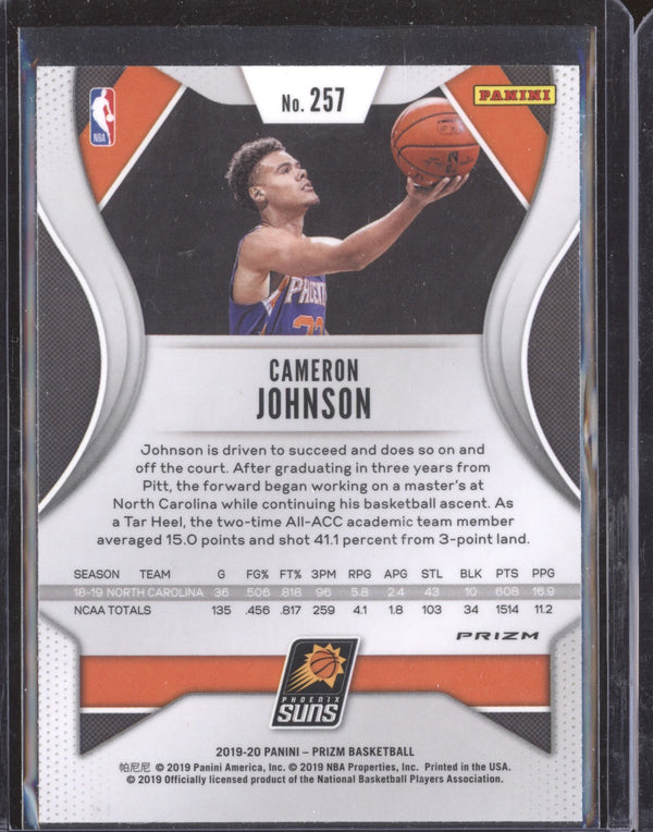 Cameron Johnson 2019-20 Panini Prizm 257 Red White Blue RC