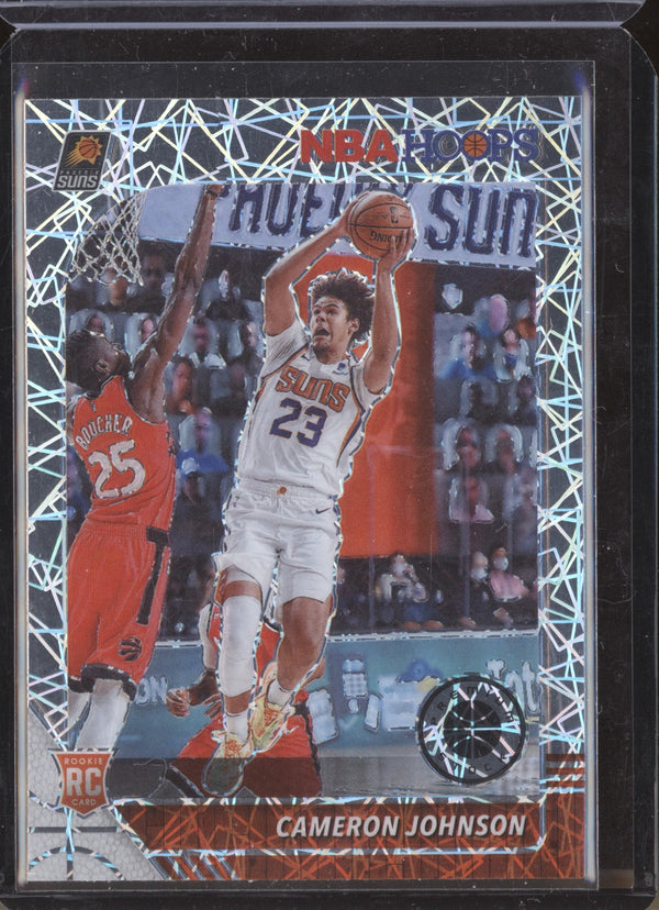 Cameron Johnson 2019-20 Panini Hoops Premium Stock 208 Laser RC