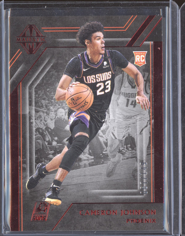 Cameron Johnson 2019-20 Panini Chronicles 342 Majestic Red RC 67/149