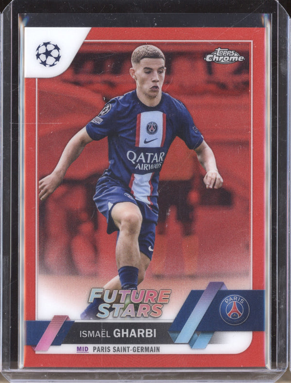 Ismael Gharbi 2022-23 Topps Chrome UEFA 137 Red 3/5