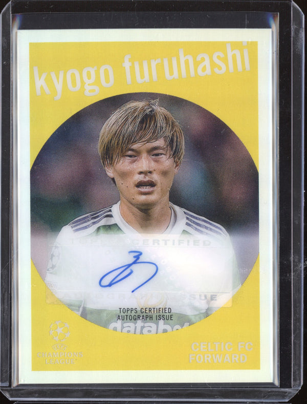 Kyogo Furuhashi 2022-23 Topps Chrome UEFA 56-6 1959 Topps Auto