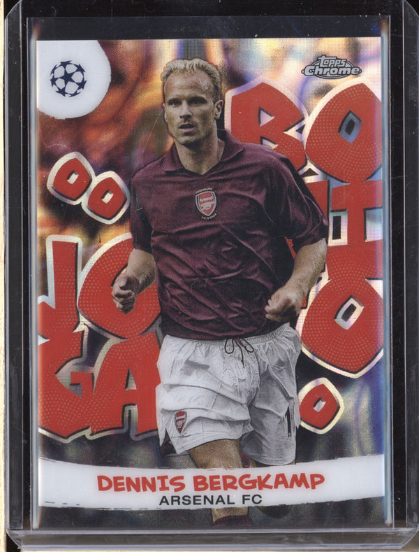 Dennis Bergkamp 2022-23 Topps Chrome UEFA JB-1 Joga Bonito