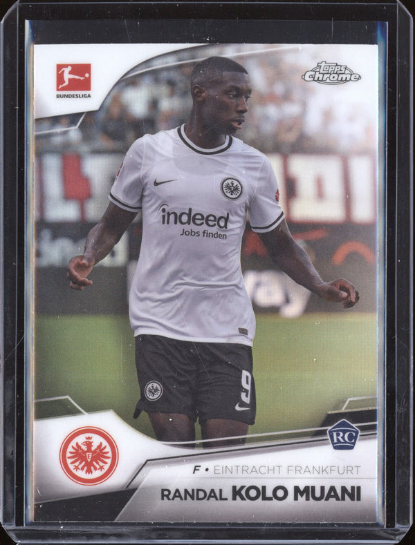 Randal Kolo Muani 2022-23 Topps Chrome Bundesliga 38 Refractor RC