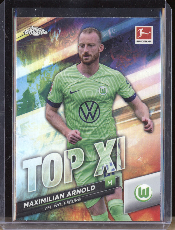 Maximilian Arnold 2022-23 Topps Chrome Bundesliga XI-MA Top XI