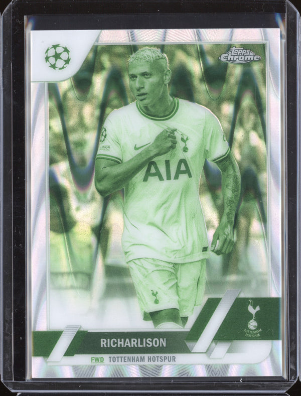 Richarlison 2022-23 Topps Chrome UEFA 138 Night Vision Ray Wave 65/225