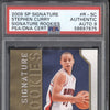 Stephen Curry 09-10 Upper Deck SP Signature Signature Rookies RC /199 PSA 9 RCH