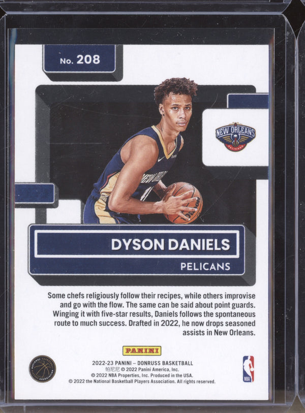 Dyson Daniels 2022-23 Panini Donruss 208 RC