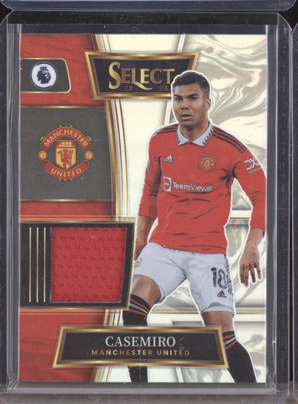 Casemiro 2022-23 Panini Select Premier League SW-C Select Swatches Jersey