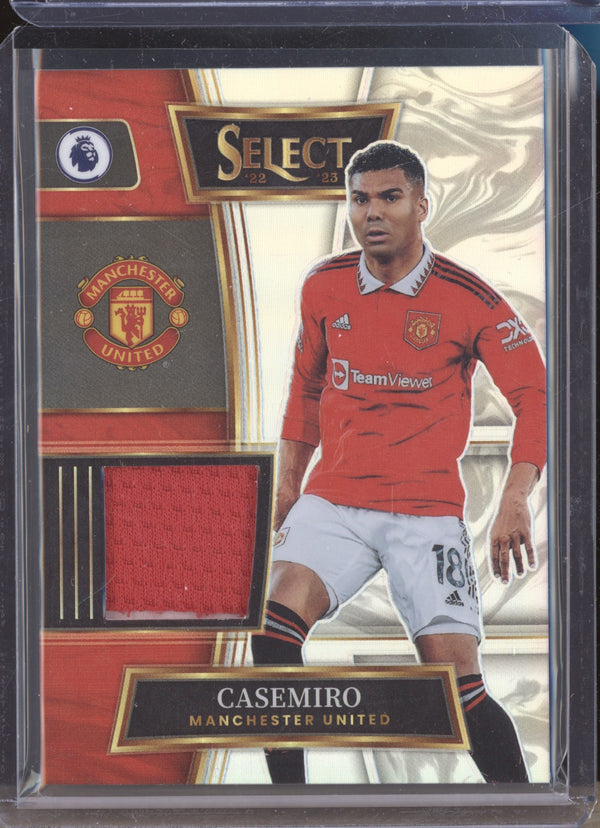 Casemiro 2022-23 Panini Select Premier League SW-C Select Swatches Jersey