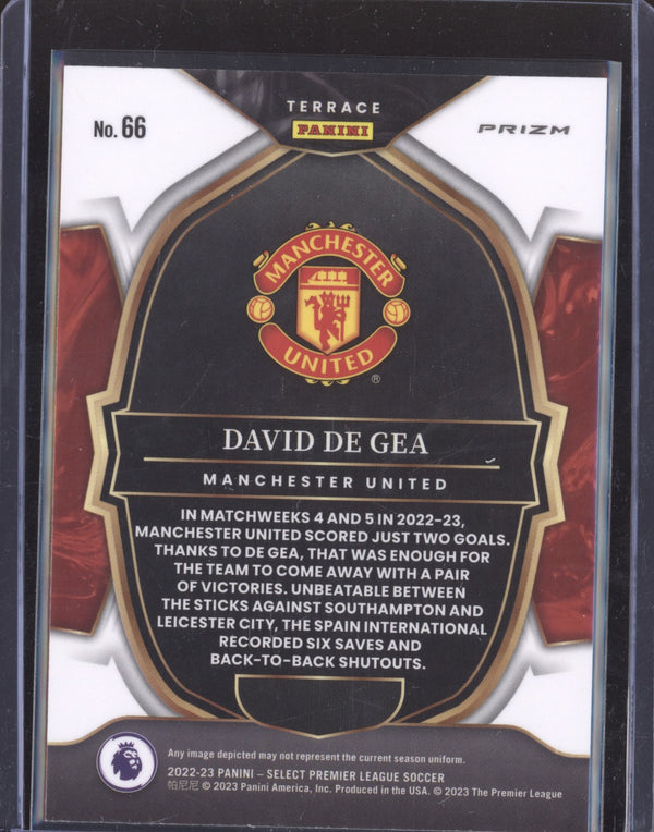 David De Gea 2022-23 Panini Select Premier League 66 Terrace Multi-Color