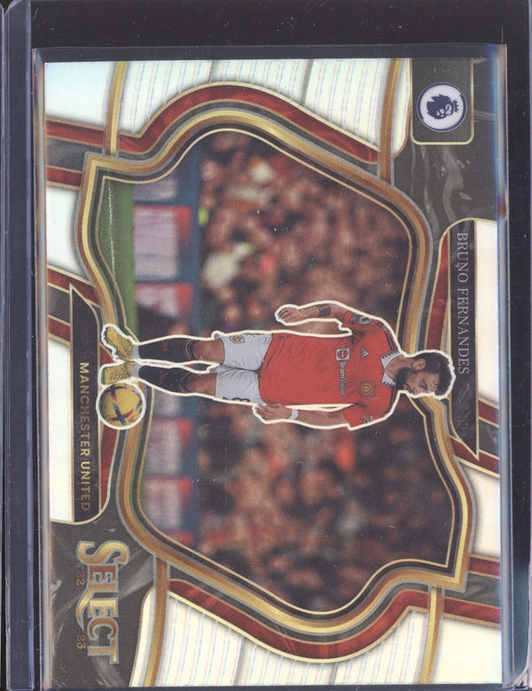 Bruno Fernandes 2022-23 Panini Select Premier League 214 Field Level Silver