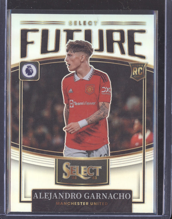 Alejandro Garnacho 2022-23 Panini Select Premier League Select Future Silver RC