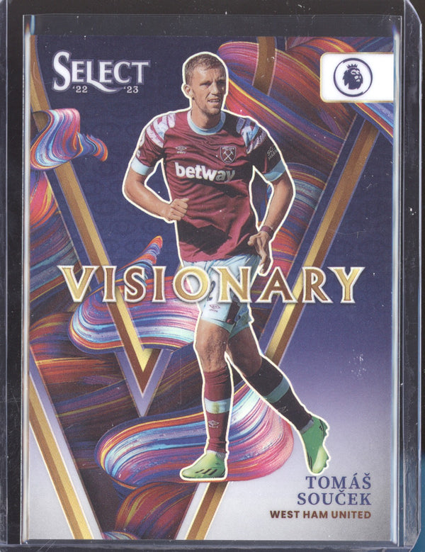 Tomas Soucek 2022-23 Panini Select Premier League 1 Visionary