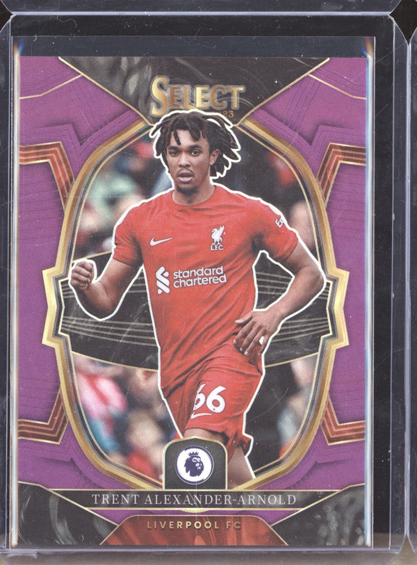 Trent Alexander-Arnold 2022-23 Panini Select Premier League 59 Terrace Purple 25/135