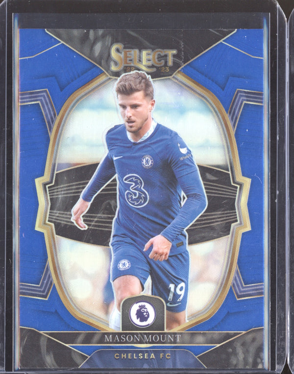 Mason Mount 2022-23 Panini Select Premier League 26 Terrace Blue