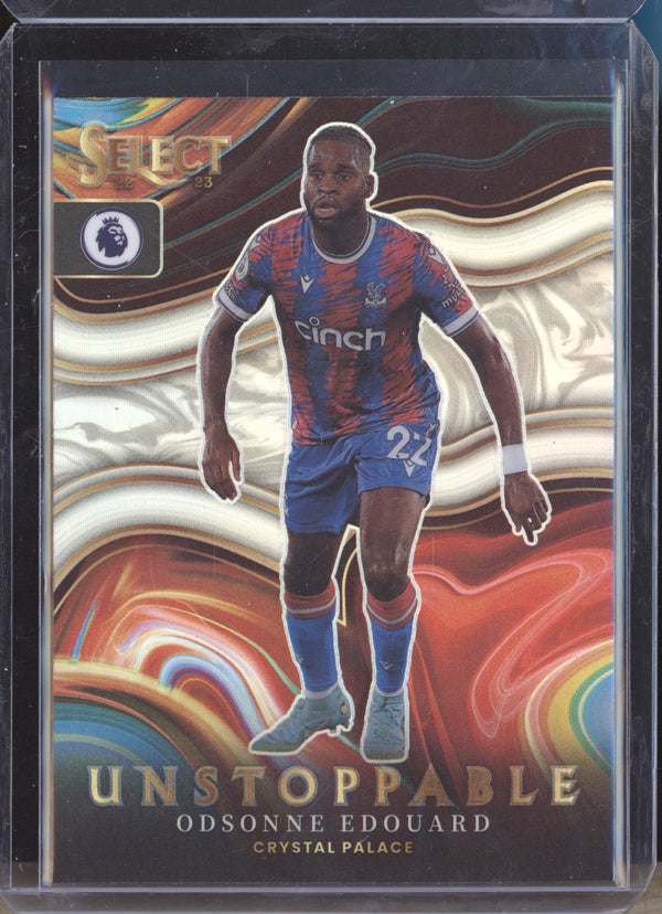 Odsonne Edouard 2022-23 Panini Select Premier League 23 Unstoppable Silver