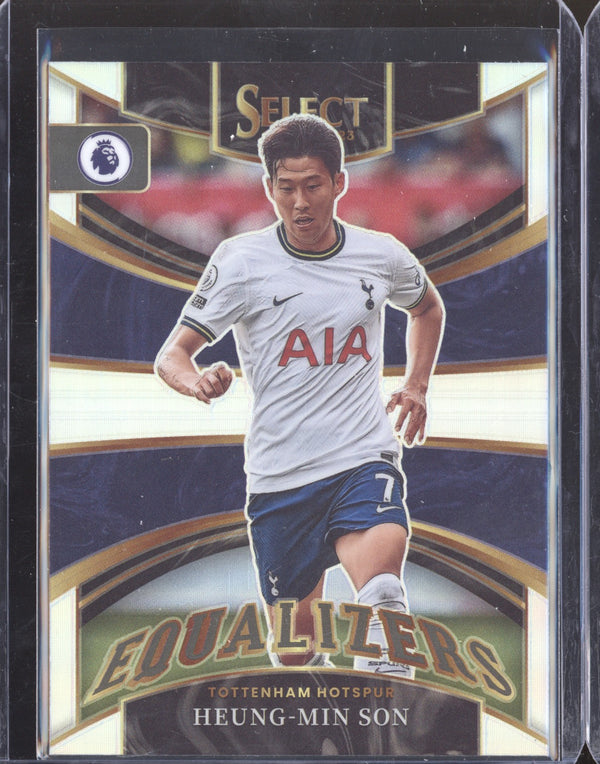 Heung-Min Son 2022-23 Panini Select Premier League 18 Equalizers Silver