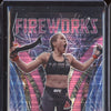 Amanda Nunes 2022 Panini Prizm UFC 24 Fireworks Pink Pulsar 41/42