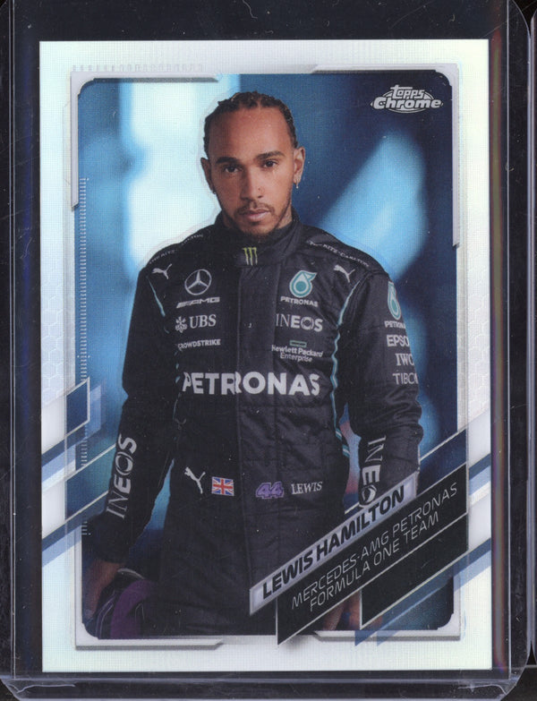 Lewis Hamilton 2021 Topps F1 Chrome Refractor