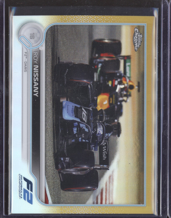 Roy Nissany 2022 Topps Chrome Formula 1 143 Gold 19/50