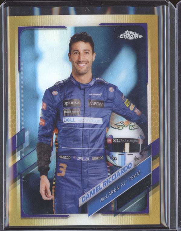 Daniel Ricciardo 2021 Topps Chrome Formula One 5 Gold Purple