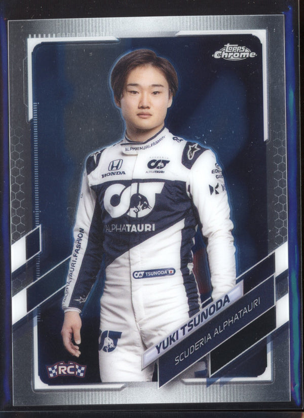 Yuki Tsunoda 2021 Topps Chrome RC