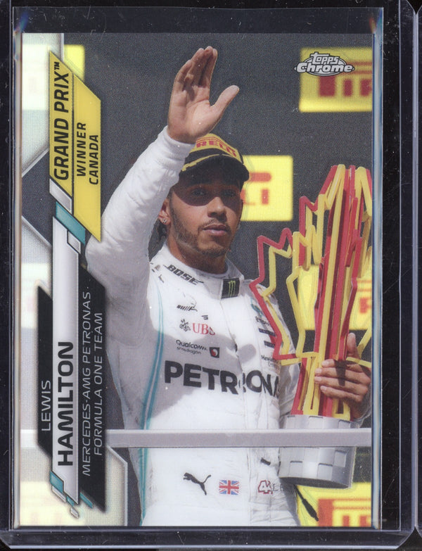 Lewis Hamilton 2020 Topps Chrome Sapphire Formula One Refractor