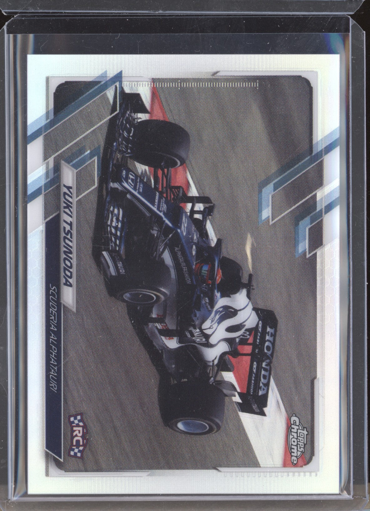 Yuki Tsunoda 2021 Topps Chrome Formula One 109 Refractor RC