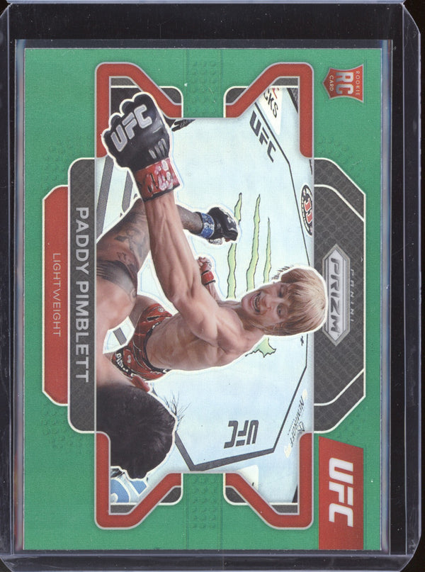 Paddy Pimblett 2022 Panini Prizm UFC 88 Green RC