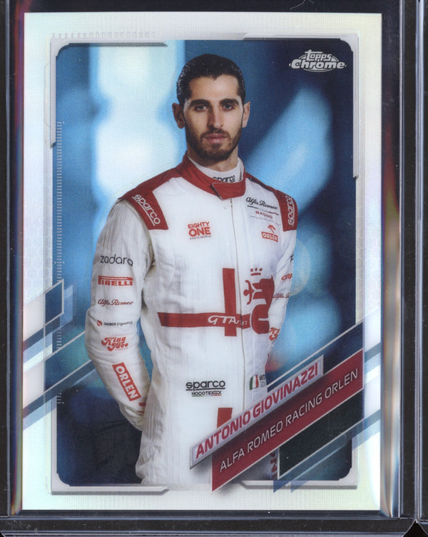 Antonio Giovinazzi 2021 Topps Chrome Formula One Refractor