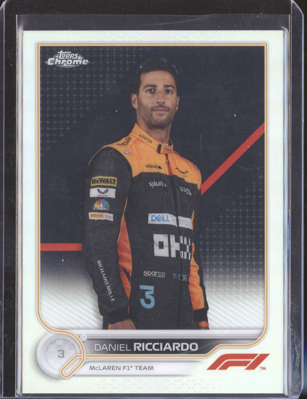 Daniel Ricciardo 2022 Topps Chrome Formula One 37 Refractor