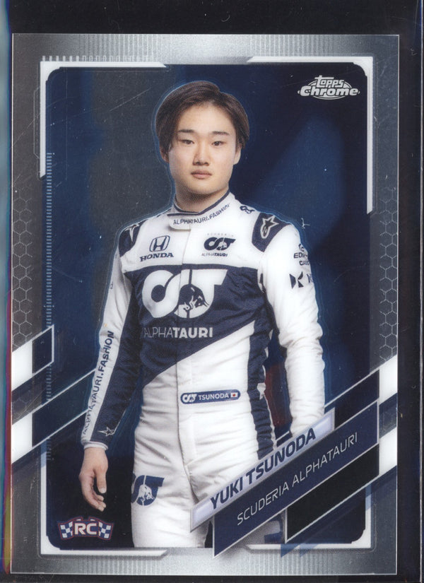 Yuki Tsunoda 2021 Topps Chrome RC