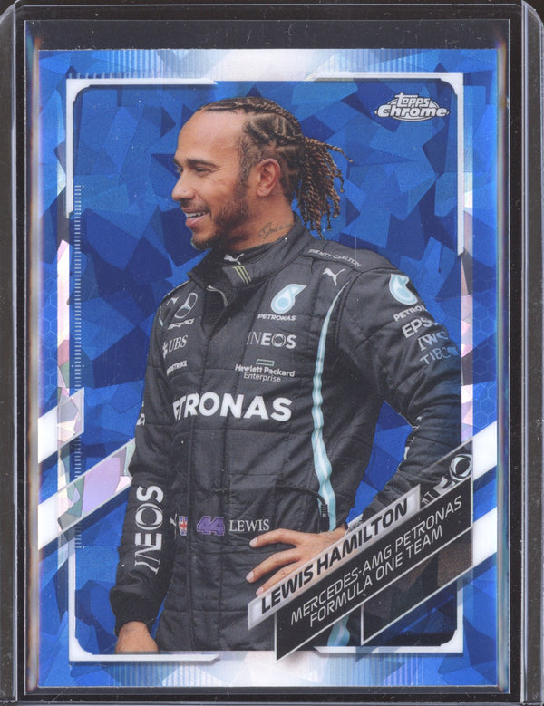 Lewis Hamilton 2021 Topps Chrome Sapphire Formula One 40